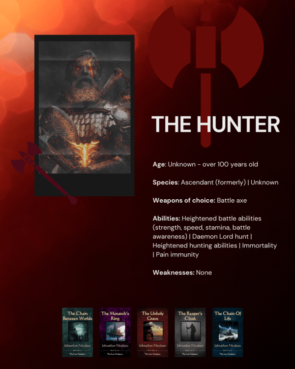 Character Profile - The Lost Artefacts: The Hunter