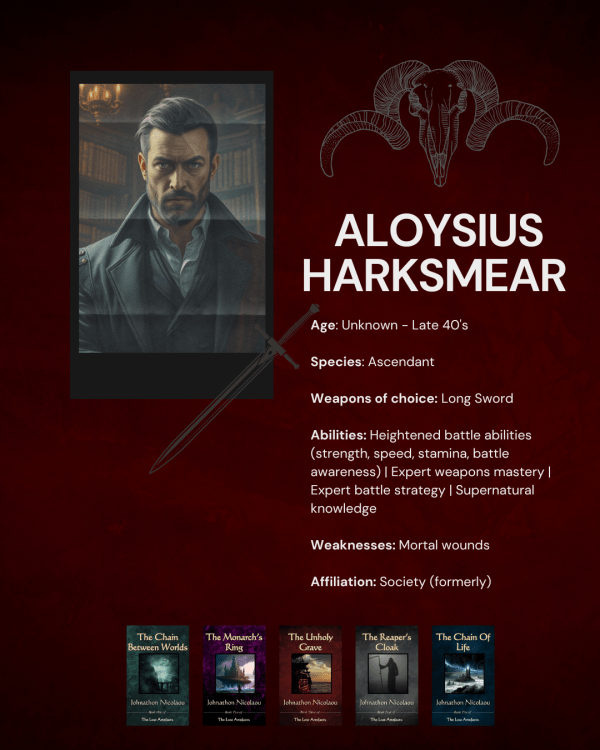 Character Profile - The Lost Artefacts: Aloysius Harksmear