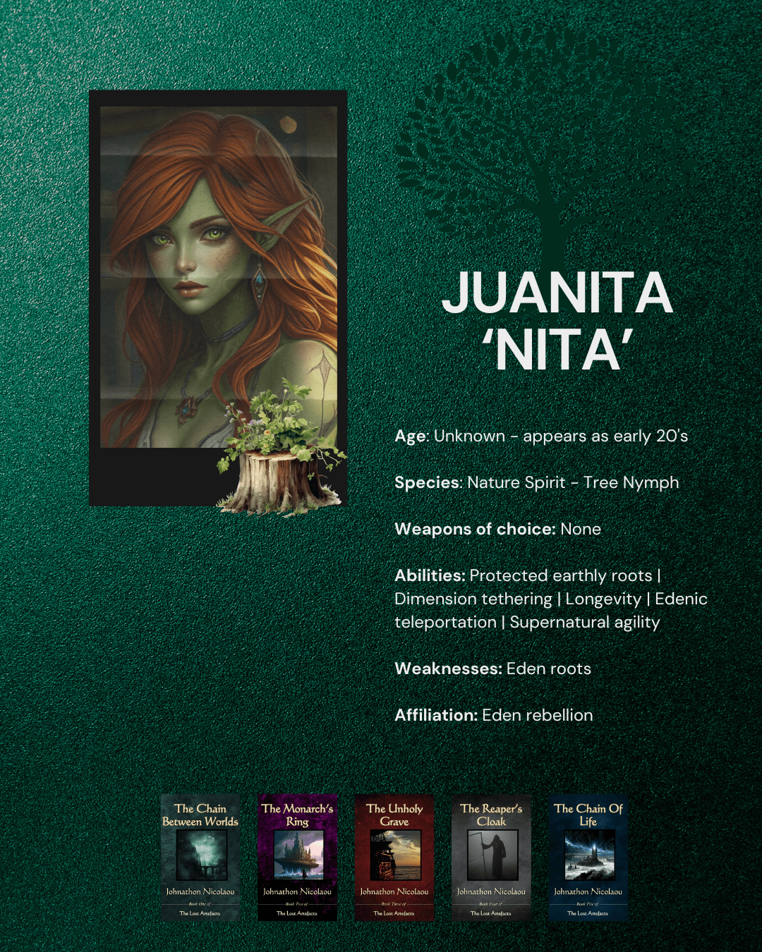 Character Profile - The Lost Artefacts: Nita