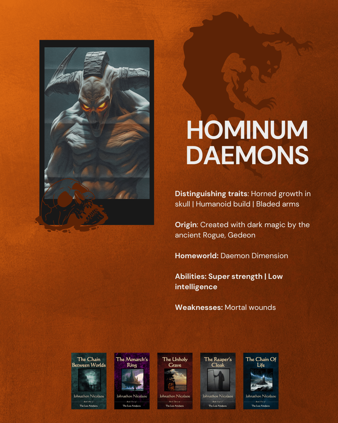Species Profile - The Lost Artefacts: Hominum Daemons